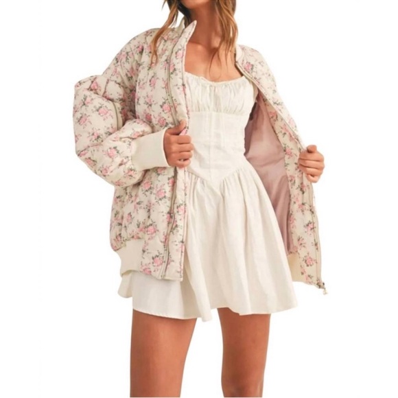 💗MABLE MALLORY OVERSIZED
BOMBER JACKET - Picture 9 of 17